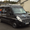 La camionnette noire de la SARL Mon Plombier - Site Internet relooké